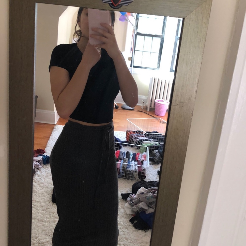 Long midi skirt